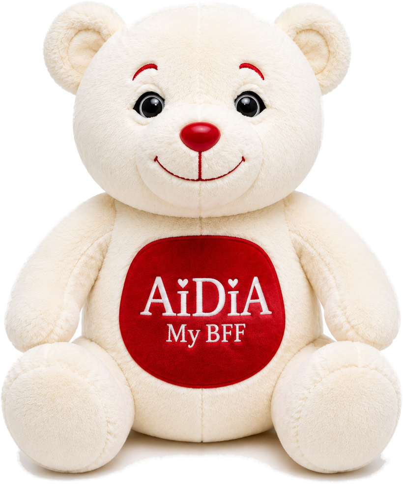AiDiA — the cream companion bear